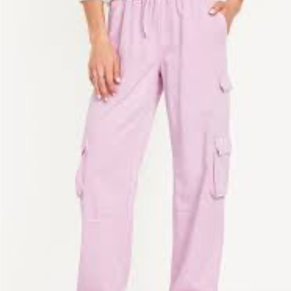 Old Navy Light Pink Cargo Pants Medium Petite NWT